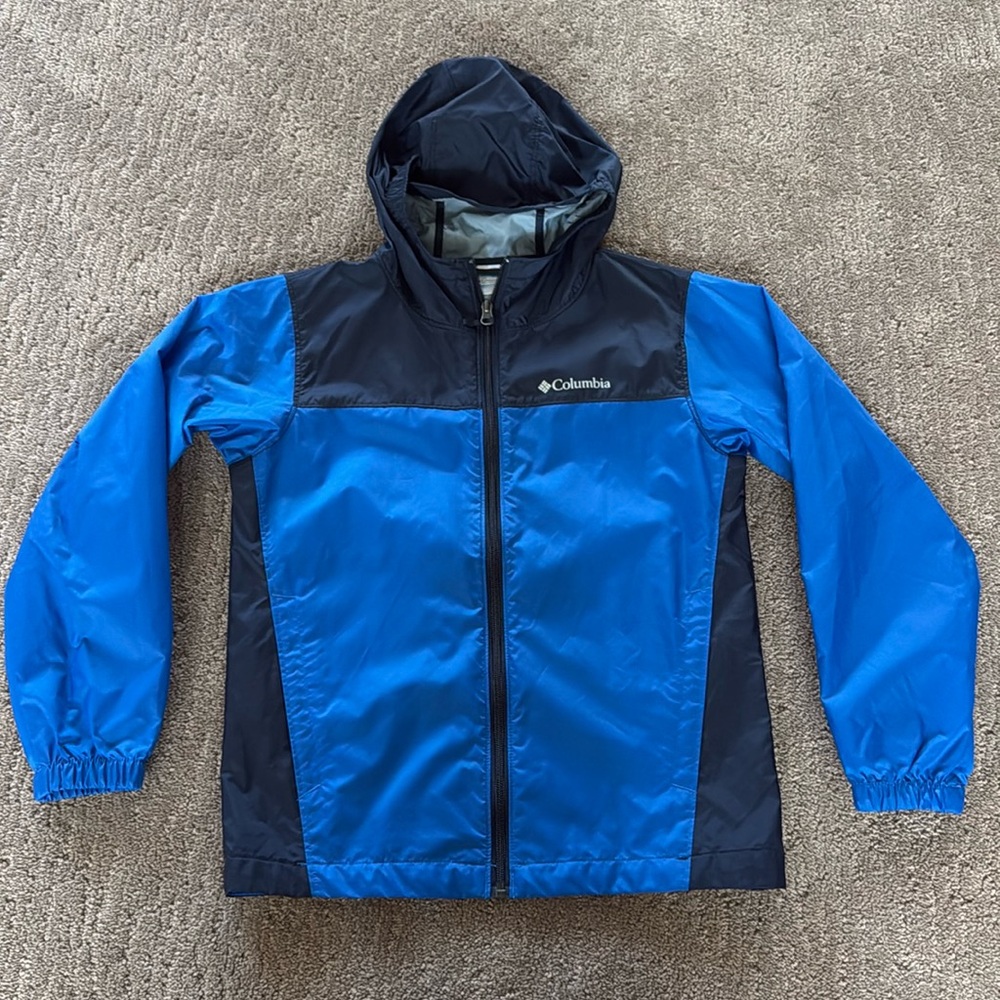 Columbia Kids boys rain jacket size M (10/12)